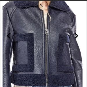 Guess faux leather Jacket size small